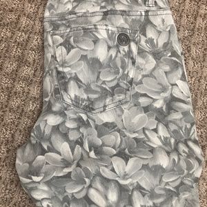 Michael Kors floral jeans, size 4